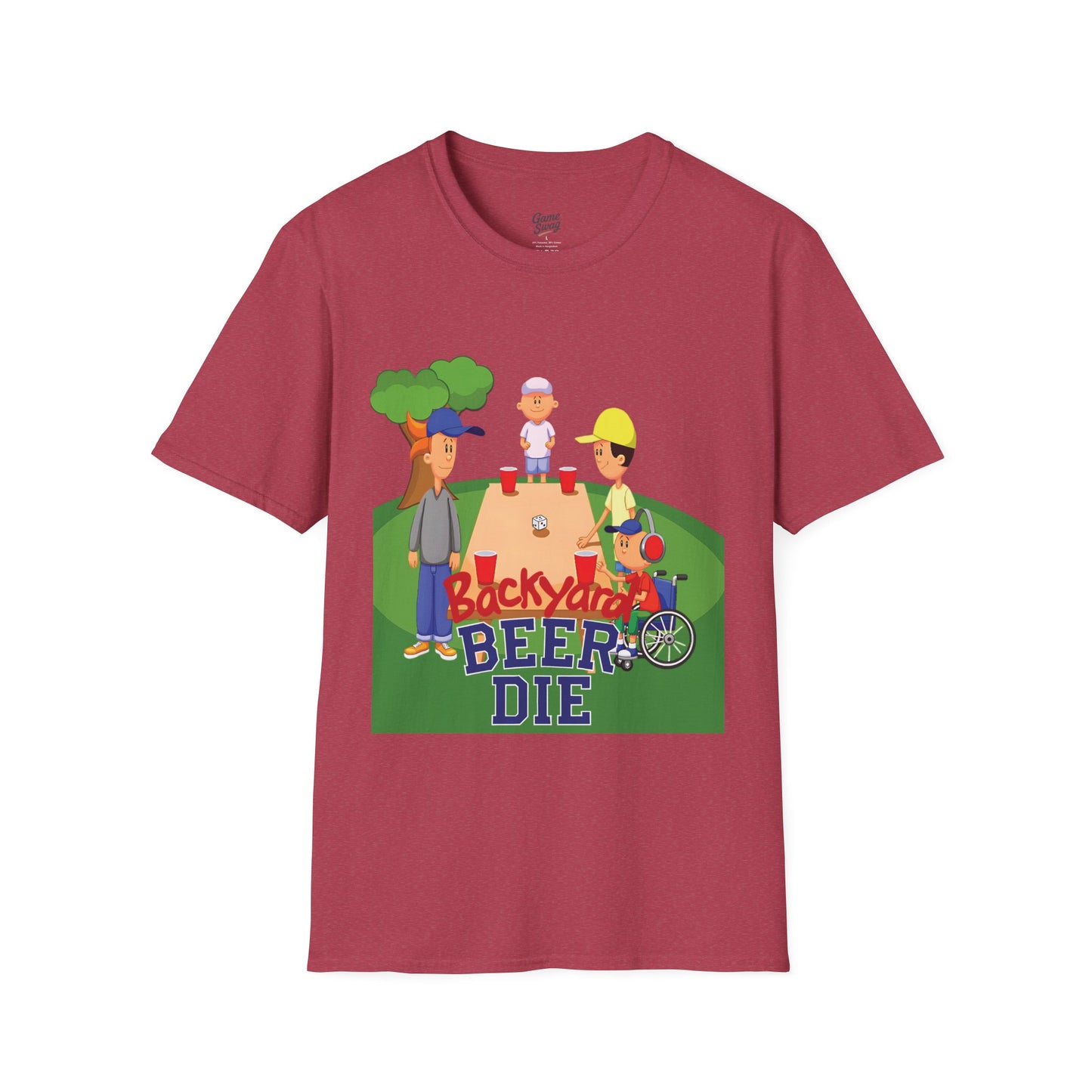 Heather Cardinal S T-Shirt